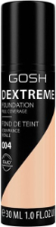 Gosh Dextreme Foundation Full Coverage 004 Natural Make up Κάλυψης Μαύρων Κύκλων & Δυσχρωμιών 30ml 60