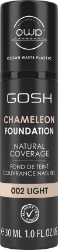 Gosh Chameleon Foundation 002 Light Καλυπτικό Make up Ανοιχτή Απόχρωση 30ml 66