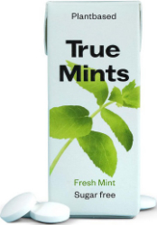 True Mints Fresh Mint Sugarfree Pastilles Καραμέλες Χωρίς Ζάχαρη με γεύση Μέντα 13gr 44