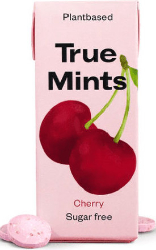 True Mints Cherry Sugarfree Pastilles Καραμέλες Χωρίς Ζάχαρη με γεύση Κεράσι 13gr 55