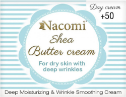 Nacomi Shea Butter Day Cream with Hyaluronic Acid 50+ Ενυδατική Κρέμα Ημέρας για Ξηρή Επιδερμίδα 50ml 100