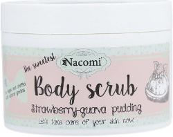 Nacomi Body Scrub Strawberry-Guava Pudding Κρέμα Απολέπισης Σώματος Άρωμα Φράουλα 200gr 250