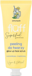 Fluff Glow Up Lemonade Brightening Face Scrub Λάμψης Με Άρωμα Φρέσκιας Λεμονάδας 75ml 100