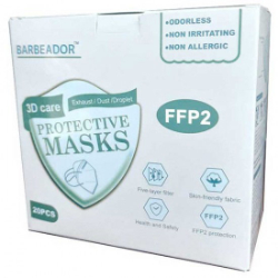 Barbeador 3D Care FFP2 Protective Masks White 20τμχ