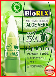 BioRLX Aloe Vera 99% Lip Balm Color 3.5gr