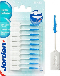 Jordan Clean Between Sticks Regular Soft Brushes Blue 20τμχ