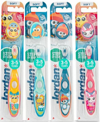 Jordan Step by Step 2 Soft 3-5Years Toothbrush Παιδική Μαλακή Οδοντόβουρτσα 1τμχ 25