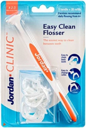 Jordan Easy Clean Flosser 1Handle & 20Refills 