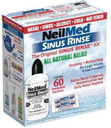 NeilMed Sinus Rinse The Original Kit Σύστημα Φυσικής Θεραπευτικής Ανακούφισης των Ρινικών Παθήσεων 60sachets 296