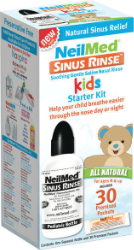 NeilMed Sinus Rinse Kids Pediatric Starter Kit Σύστημα Ρινικών Πλύσεων για Παιδιά 30sachets 145