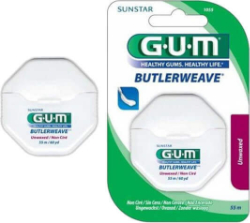 Sunstar Gum ButlerWeave Unwaxed Dental Floss 1055 55m