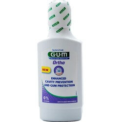 Sunstar Gum Ortho Anti Plaque Mouthrinse 300ml