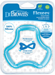Dr Brown's Flexees Κρίκος Οδοντοφυΐας Μπλε 3m+ 1τμχ