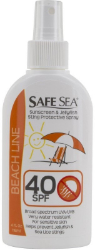 Safe Sea Sunscreen & Jellyfish Sting Protective SPF40 118ml