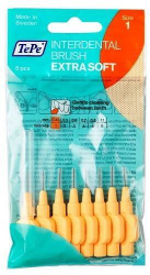 TePe Extra Soft Interdental Brushes 0.45mm Size 1 Orange Μεσοδόντια Βουρτσάκια Πορτοκαλί 8τμχ 25