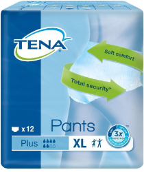 Tena Pants Plus XLarge Εσώρουχα Ακράτειας Ενηλίκων 12τμχ