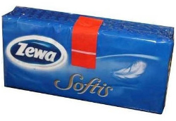 Zewa Softis Pocket Tissues Χαρτομάντηλα Τσέπης 1τμχ