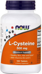 Now Foods L-Cysteine 500mg 100tabs