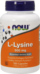 Now Foods L-Lysine 500mg 100caps