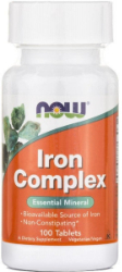Now Foods Iron Complex 100tabs