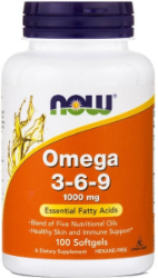 Now Foods Omega 3-6-9 1000mg 100softgels
