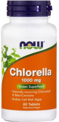 Now Foods Chlorella 1000mg 60tabs