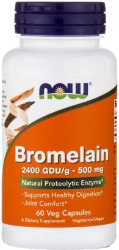 Now Foods Bromelain 500mg 60vcaps