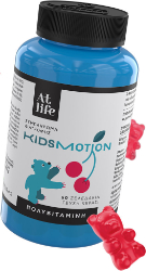 AtLife Kids Motion Παιδική Πολυβιταμίνη με Γεύση Κεράσι 60gummies 166
