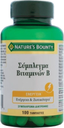 Nature's Bounty Complete Vitamin B Complex 100tabs