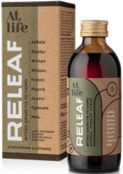 AtLife Releaf Herbal Φυτικό Σιρόπι για Πονόλαιμο & τον Ξηρό Βήχα 150ml 199