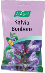 A. Vogel Salvia Bonbons Γεμιστές Καραμέλες με Φασκόμηλο για τον Ερεθισμένο Λαιμό 75gr 120