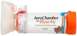 Trudell Aerochamber Plus Flow Vu Αεροθάλαμος Εισπνοών Βρεφών με Μάσκα 0-18μηνών 1τμχ 200