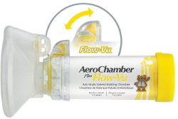 Trudell Aerochamber Plus Flow Vu Αεροθάλαμος Εισπνοών Παιδικός με Μάσκα 1-5ετών 1τμχ 200