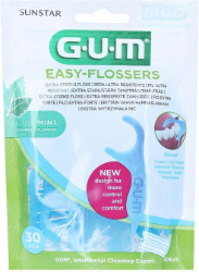 Sunstar Gum Easy Flossers Cool Mint 30τμχ