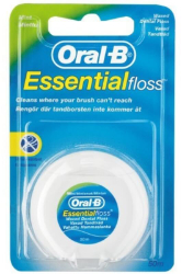 Oral B Essential Floss Mint Οδοντικό Κηρωμένο Νήμα με Γεύση Μέντας 50m 20