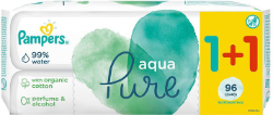 Pampers 1+1 Aqua Pure Baby Wipes 2x48τμχ