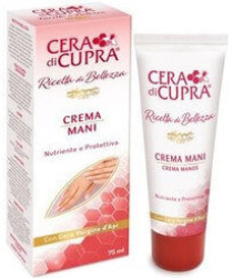Cera Di Cupra Beauty Recipe Hand Cream Κρέμα Χεριών Ενυδάτωσης & Προστασίας με Κερί Μέλισσας 75ml 100