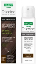 Homocrin Tricolor Spray Quick Touch Up Dark Brown 75ml