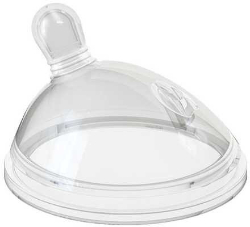 Chicco Step Up 1 Silicone Nipple with Slope 0m+ 1τμχ