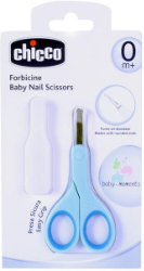 Chicco Baby Moments Nail Scissors Safe Light Blue 0m+ 1τμχ