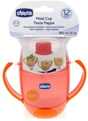 Chicco Meal Cup Orange 12m+ 180ml 1τμχ