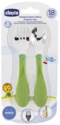 Chicco Stainless Steel Cutlery Set 2τμχ