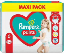 Pampers Pants Maxi Pack No6 15+kg 36τμχ
