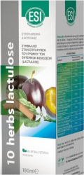 ESI 10 Herbs Lactulose Συμπλήρωμα Διατροφής για την Ομαλή Λειτουργία του Εντέρου 180ml 220