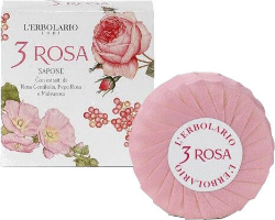 L'erbolario 3 Rosa Perfumed Soap Αρωματικό Σαπούνι 3 Τριαντάφυλλα 100gr 140