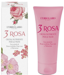 L'Erbolario 3 Rosa Nourishing Hand Cream Θρεπτική Κρέμα Χεριών 75ml 100