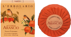 L'Erbolario Accordo Arancio Perfumed Soap Αρωματικό Σαπούνι Συμφωνία Εσπεριδοειδών 100gr 105
