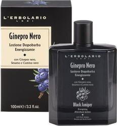 L'Erbolario Ginepro Nero Energising After Shave Lotion Λοσιόν Αντρική Τονωτική για μετά το Ξύρισμα Άγριο Κυπαρίσσι 100ml 380