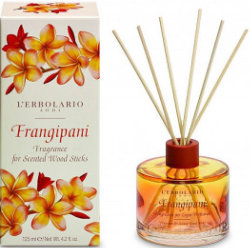 L'Erbolario Frangipani Fragrance Scented Wood Sticks 125ml