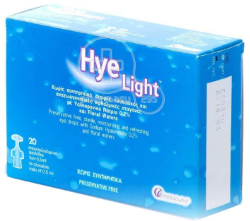 Maxyn Hye Light Οφθαλμικές Σταγόνες με Υαλουρονικό Οξύ 20x0.5ml 50